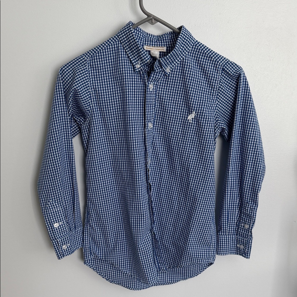 The Beaufort Bonnet Company Blue Gingham Button-Down Shirt